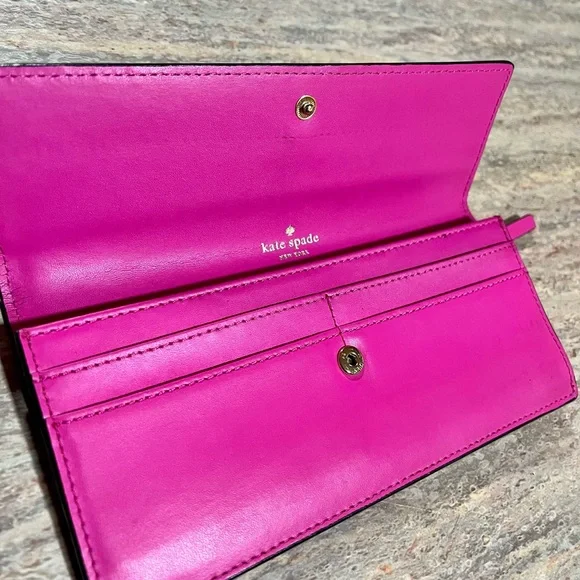 Kate Spade ♠️ fuchsia clutch - Picture 14 of 15